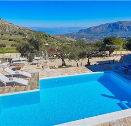 3 bedroom villa with pool, near Scopello, sleeps 6